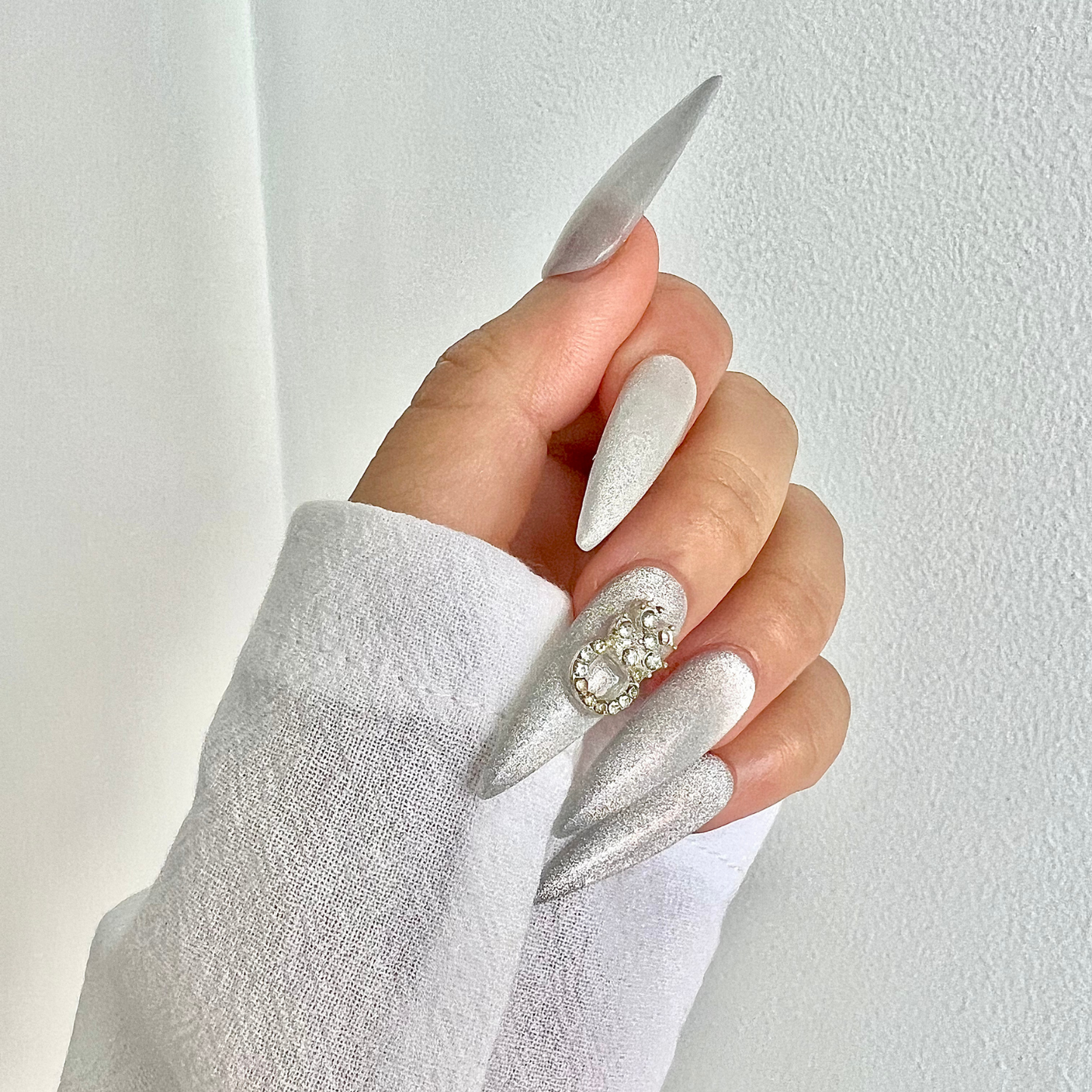 Luminous Lace Handcrafted Nail Box