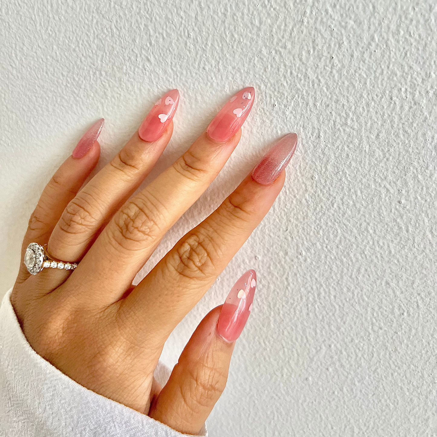 Rosy Romance Handcrafted Nail Box
