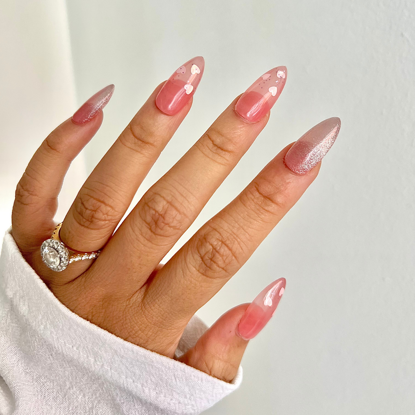 Rosy Romance Handcrafted Nail Box