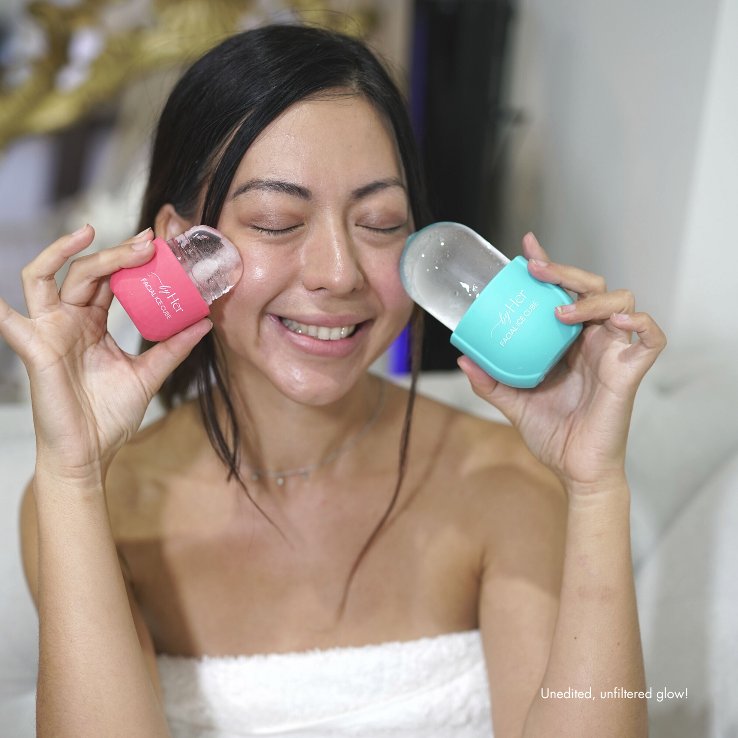 Facial Ice Cube 3-in-1 with Cleansing Brush Pads