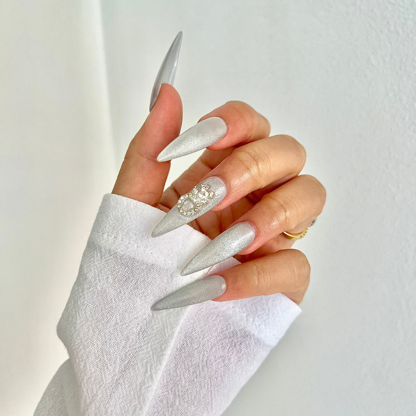 Luminous Lace Handcrafted Nail Box